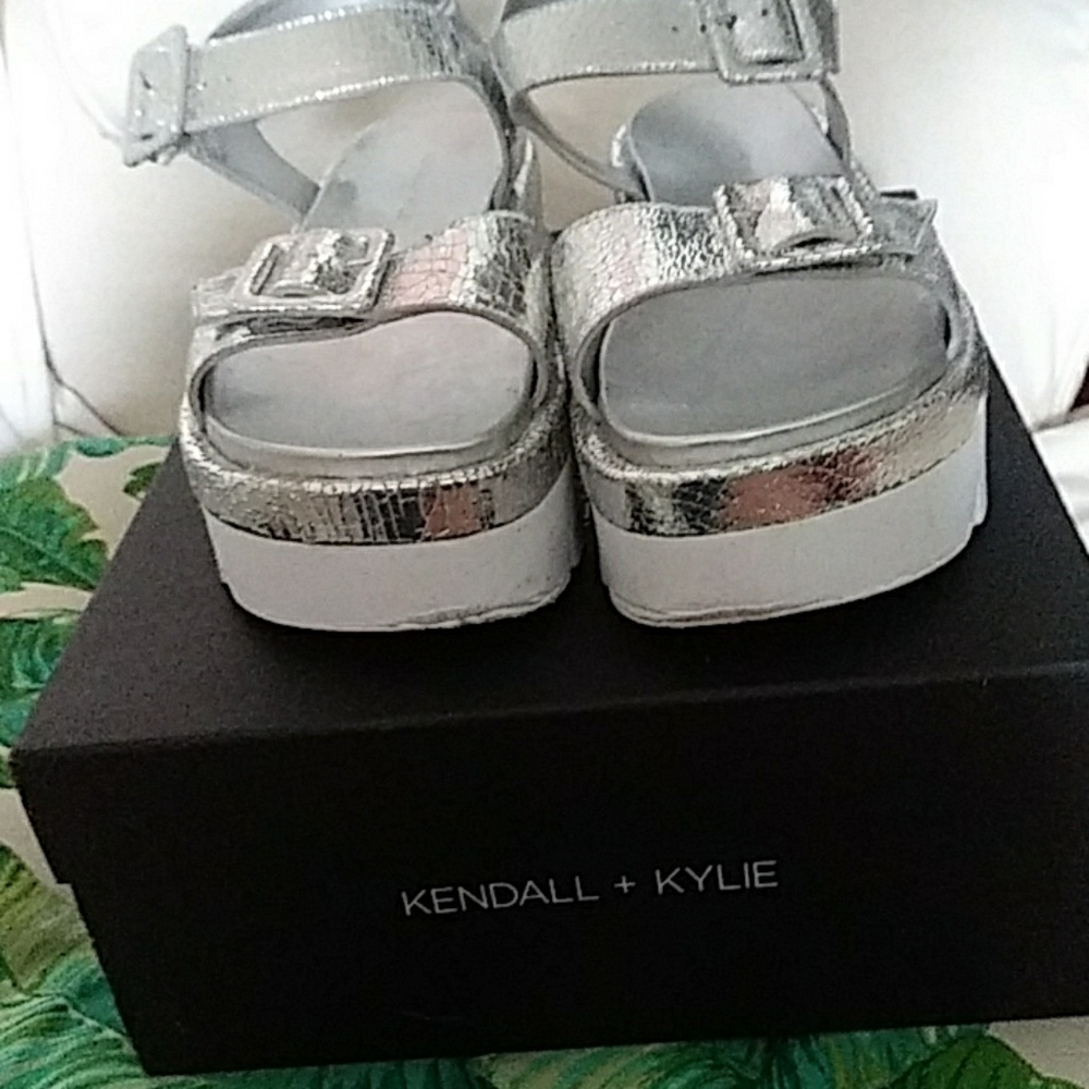 Kendall and Kylie platform sandals